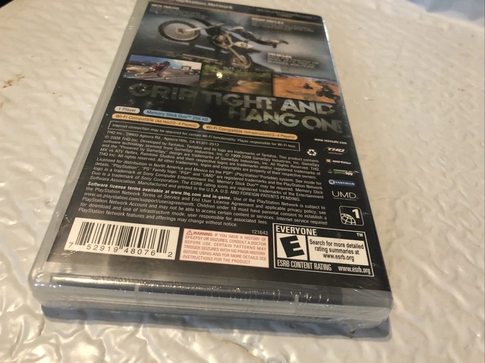 Reflex MX vs ATV (PlayStation Portable, PSP) Black Brand new Factory Sealed - Image 4 of 4