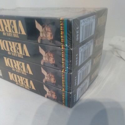 The Life of Verdi (VHS, 2003, 4-Tape Set) for sale online | eBay