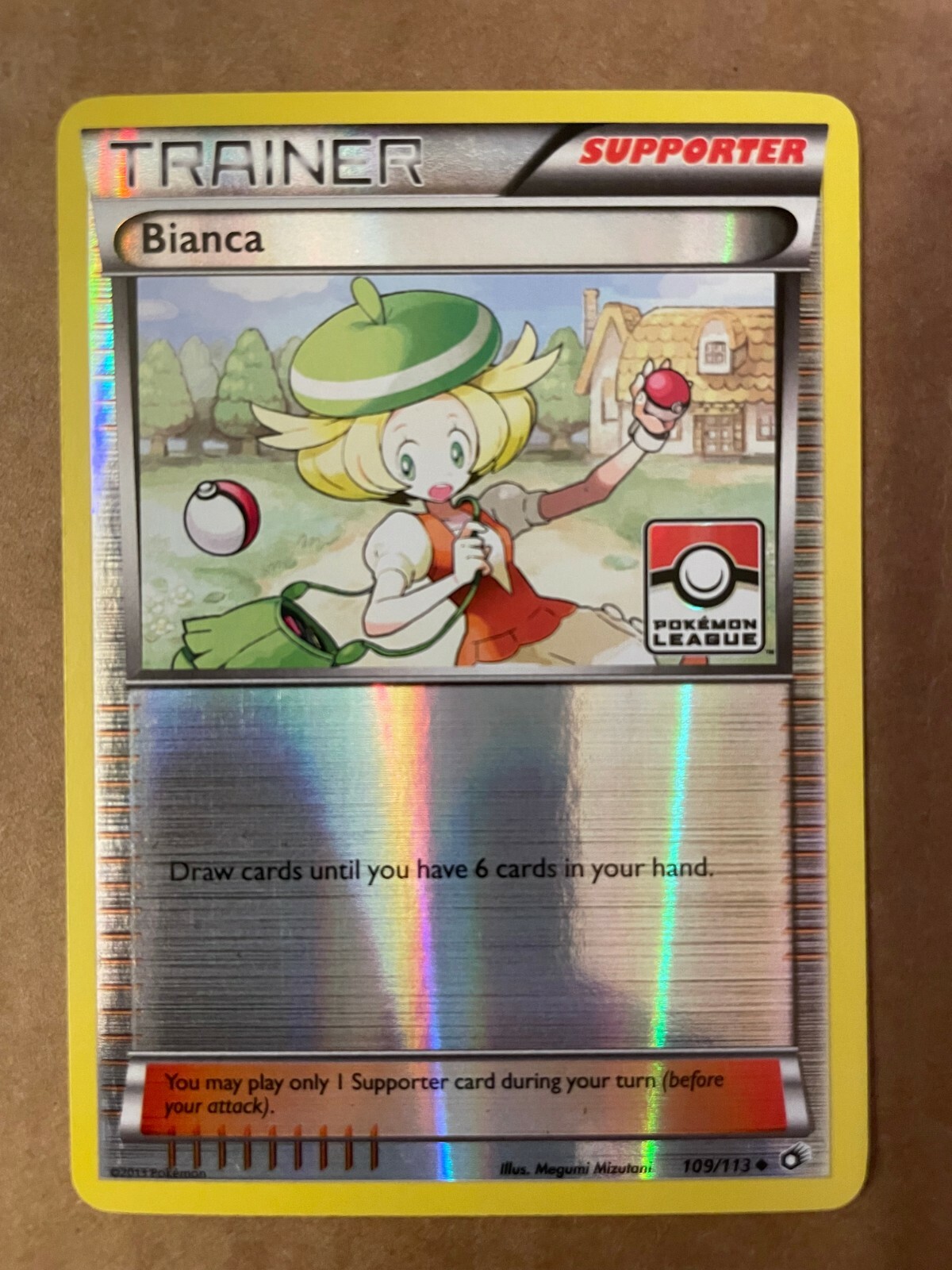Bianca 109/113 Pokemon League Holo Promo NM-LP See Pictures