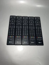 Lot of 5 Original Genuine OEM LG MKJ40653832 Remote Controls