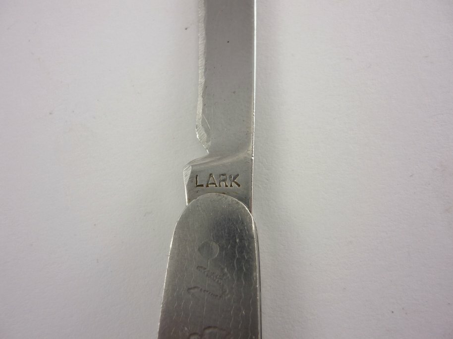 Vintage LARK Mini Pocket Knife Decorated Stainless Steel 1960s` eBay