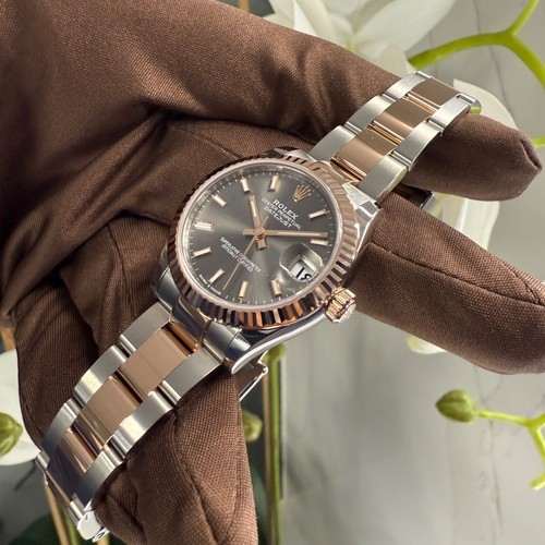 Rolex Datejust 31mm 278271 Steel & Rose Oyster Rhodium Dial 2024 Unworn - Picture 6 of 11
