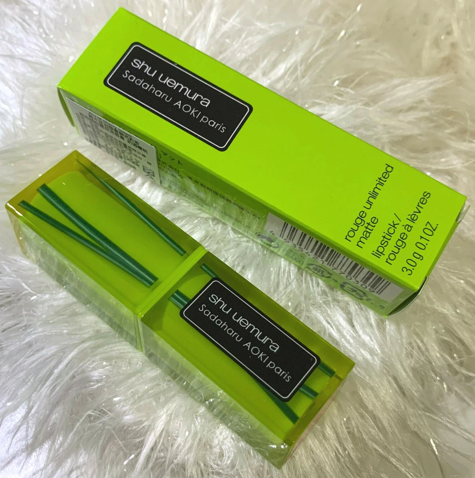 Shu Uemura Rouge Unlimited Matte-Cherry Cream-2021 Sadaharu AOKI Paris LE-RARE~* - Image 4 of 4