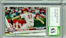 2017 Topps Opening Day Aaron Nola CSG 9.5
