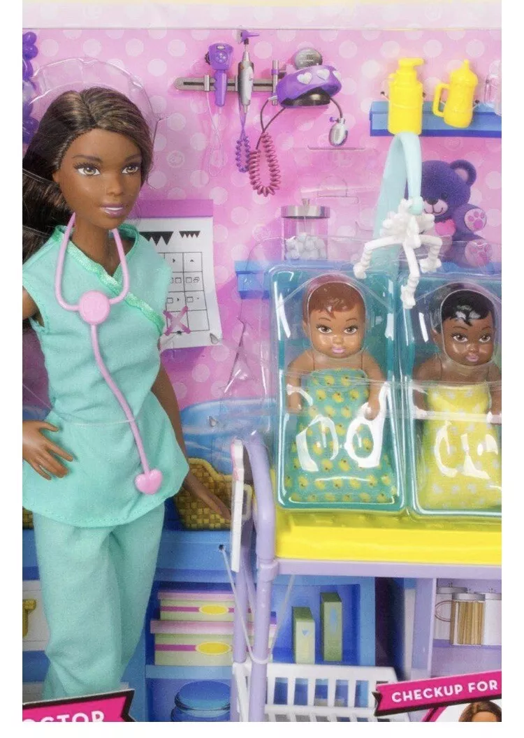Black barbie 2024 baby doctor