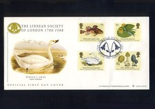GB 1988 BRADBURY LFDC65 FDC  19th Jan Linnean Society London W1 SHS 60A  S6y++++