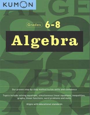 Algebra Klasse 6-8, Taschenbuch von Kumon (COR), brandneu, kostenloser Versand in Großbritannien