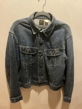 Vintage Men  s Lee Jean Jacket Union Made Sanforized Men  s Medium Chore Work USA