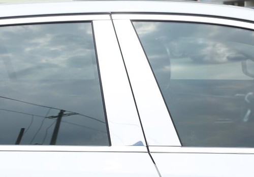 For BMW 5 Series 2018-2022 Silver Aluminum Bc Pillar Panel Window Trim Covers - Picture 7 of 12