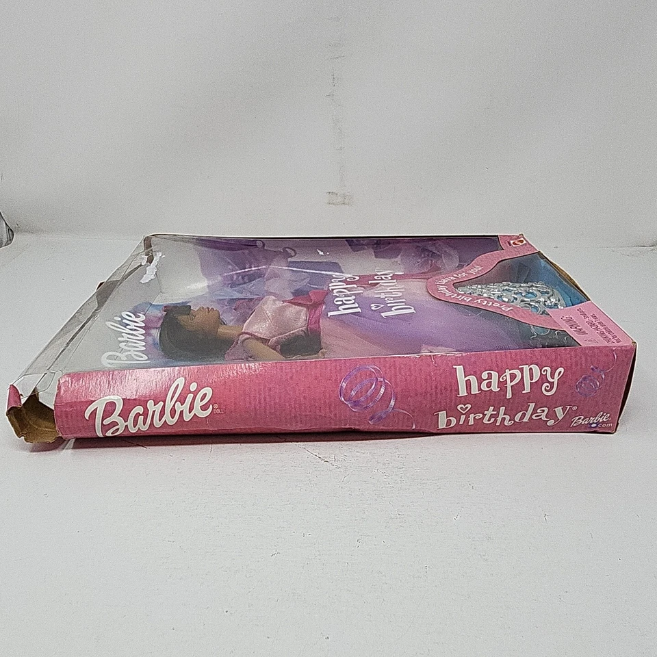 Happy Birthday Barbie Doll African American AA 2001 Tiara For You Mattel 54220 - Image 3 of 4