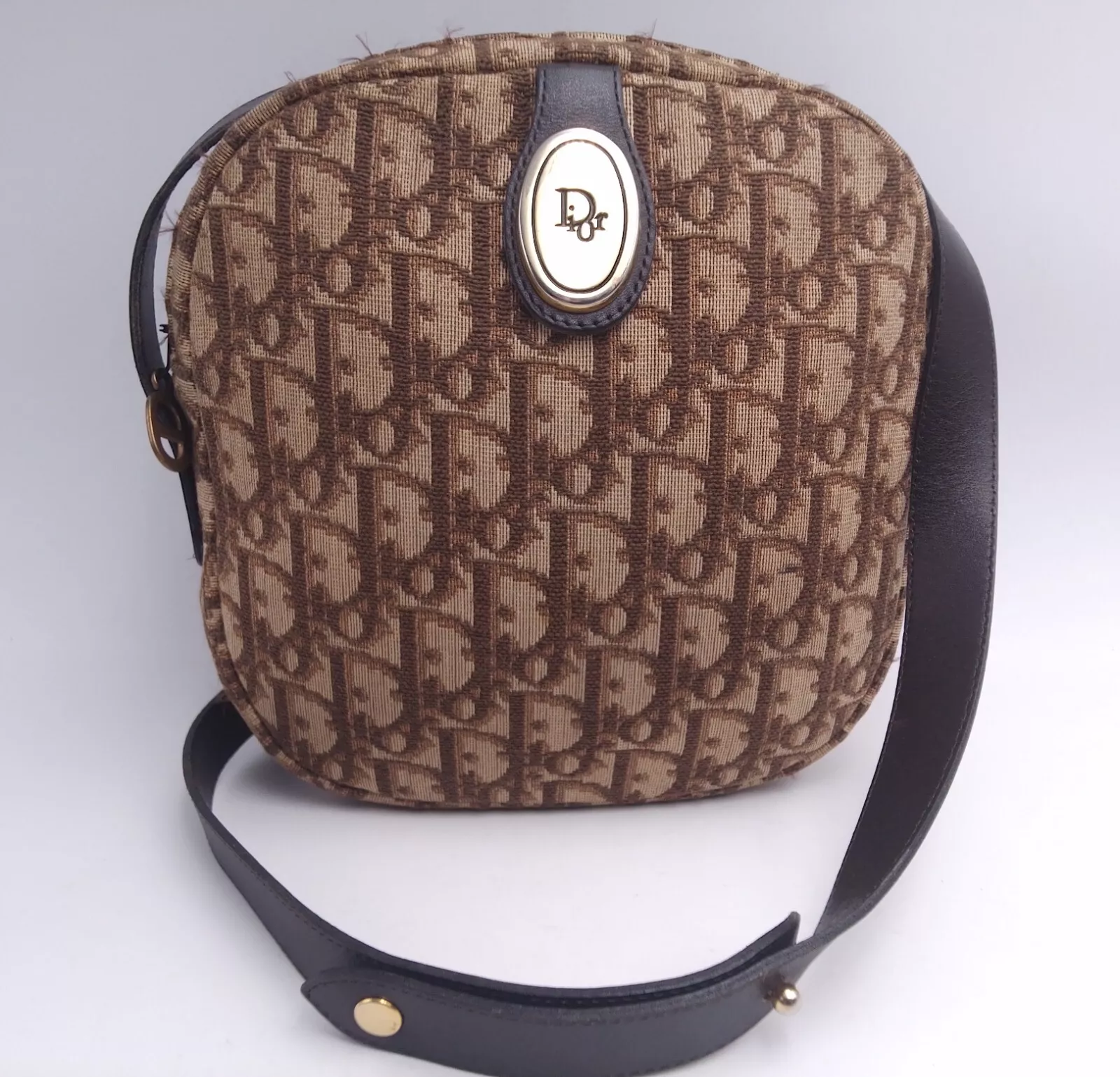 AUTHENTIQUE SAC A BANDOULIERE MONOGRAMMÉ CHRISTIAN DIOR vintage