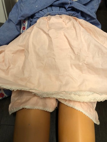 Bambola Antica Anni '20 '30 fatta a mano made in Italy ( ITALIA ) alta 65 cm - Foto 17 di 21