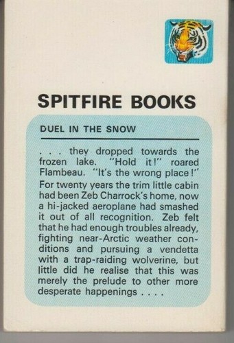 Duelo en la nieve - Libros Collins Spitfire 1967 - Angus Cleary - Raro - Imagen 2 de 2