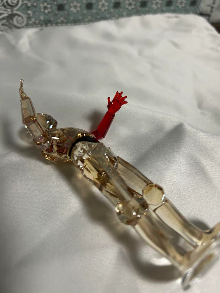 Figura Swarovski Star Wars C-3PO Brazo Rojo Cristal Dorado con Caja Rara Japón Limitada Foto 4 de 4