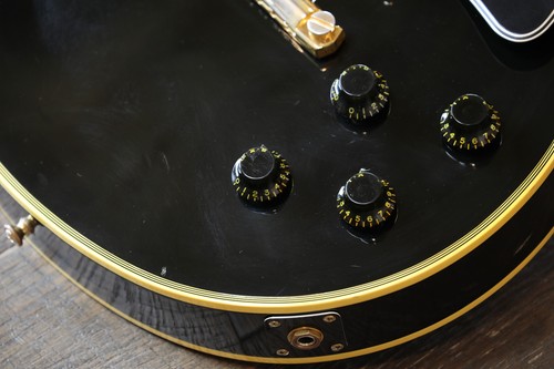 2000 Gibson 1954 Les Paul Custom Reissue Electric Guitar Black Ebony + OHSC - Picture 5 of 21