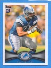 2012 Topps #345 Riley Reiff Lions