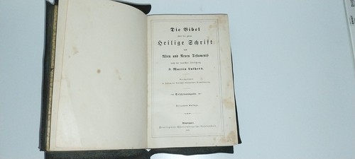 Bibbia antica Martin Luthers - Foto 3 di 13