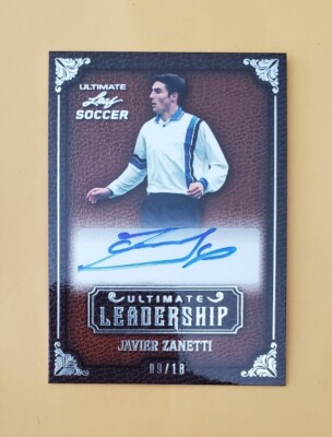 【レア】JAVIER LP 未開封 2022 Leaf Ultimate Leadership Silver /18 Javier Zanetti #L-JZ1