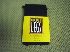 New  1 Pair Golden Legs Girls Opaque Tights Size: 12-24 100 Nylon
