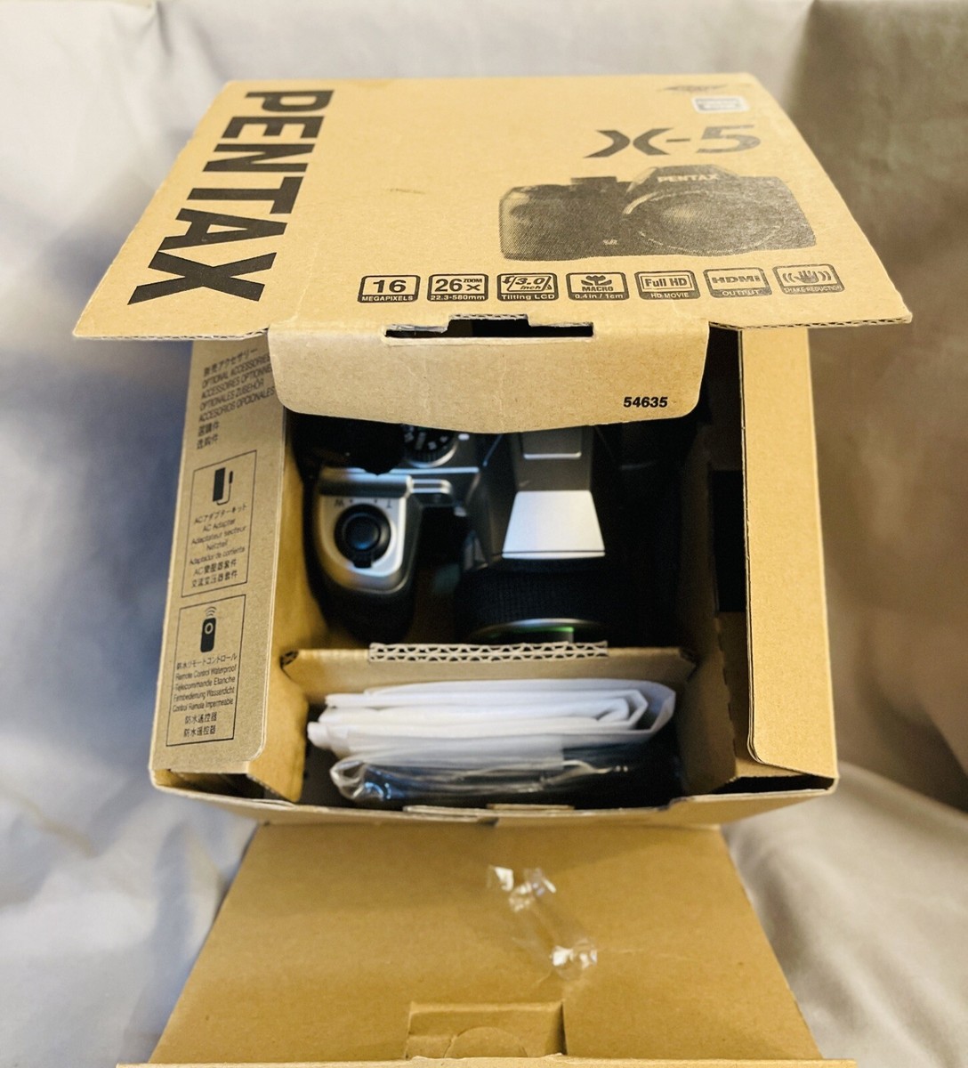 PENTAX Pentax X X-5 16.0MP Digital Camera - Silver for sale online