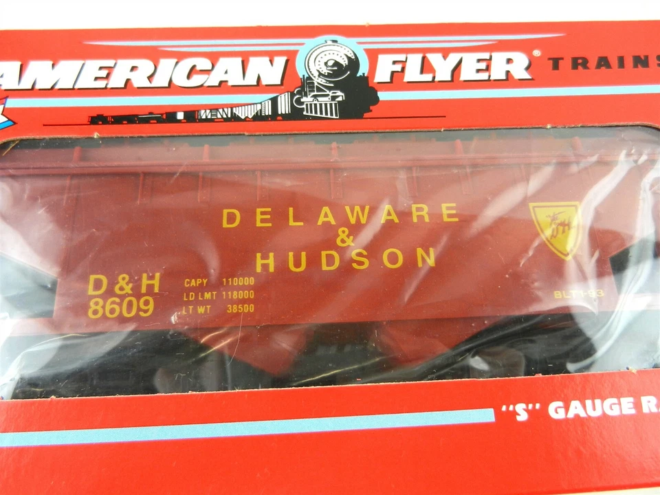 AMERICAN FLYER/Lionel S Scale #6-48609 Delaware&Hudson Covered Hopper ~NIB~ T141 - Image 2 of 3