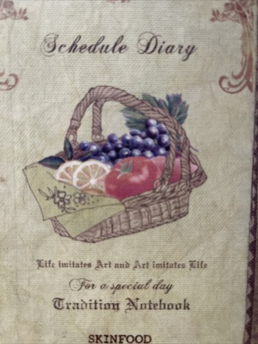 Skinfood Schedule Diary Life Imitates Art Special Day Tradition Notebook Artsy - Picture 3 of 12