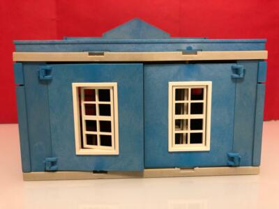 Lot De Pièces Playmobil Vintage Western 1976 - Mur Latéral Maison/banque, Accessoires
