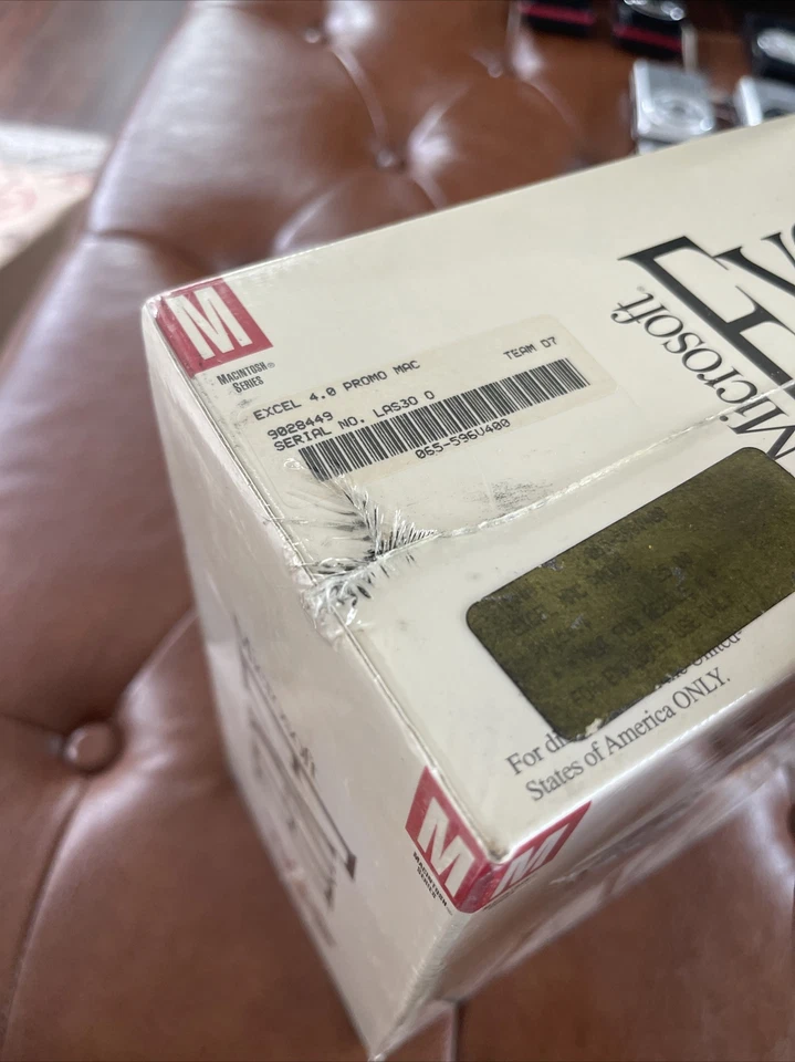 Microsoft Excel 4.0 Spreadsheet Software for Vintage Macintosh Computer Sealed - Image 2 of 4