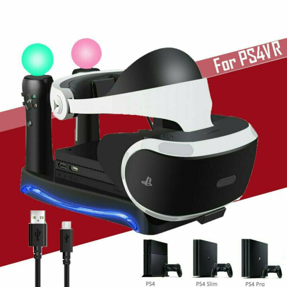 Stand Holder For Ps4vr Handle Seat Charger Bracket Vr Game Controller T For Sale Online Ebay