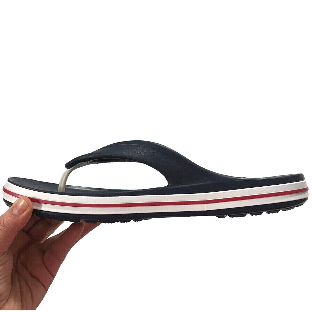 Crocs Bayaband Mens Slide Sandals Size 9 Navy Blue Water‎ Friendly Lightweight m43762054442_1.jpg?1755185968 main image 3