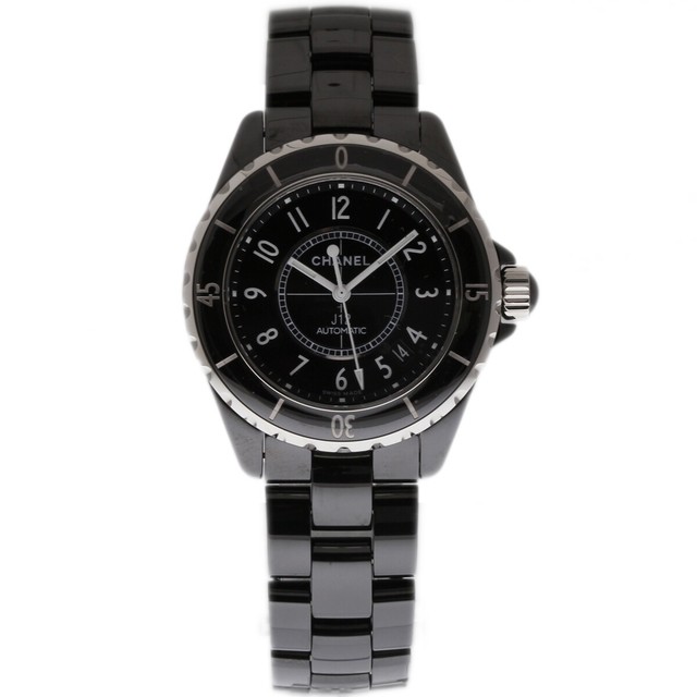 Chanel J12 38mm Black Ceramic Men's 