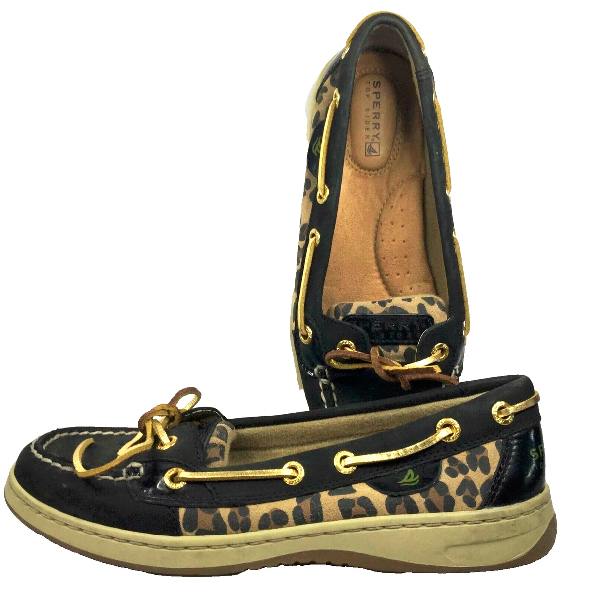 Sperry top hotsell sider leopard print
