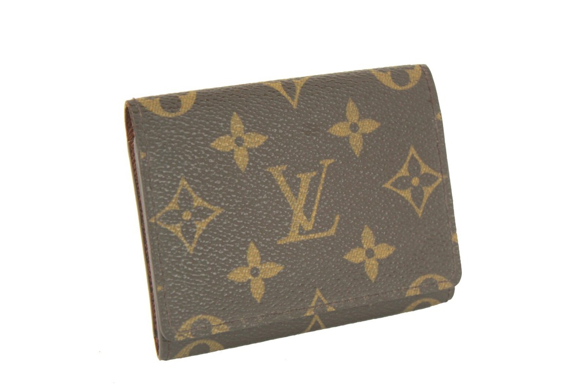 楽天市場】ルイヴィトン カード入れ ダークブラウン Vuitton Louis カードケース モノグラム Vuitton Louis 小物