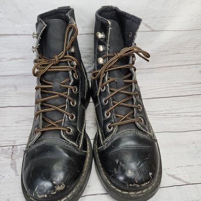 OXS Combat Boots Black Lace Up Made In Italy EU 37 Womens 7 Mens 5 OXS Combat Boots Black Lace Up Made In Italy EU 37 Womens 7  main image 3