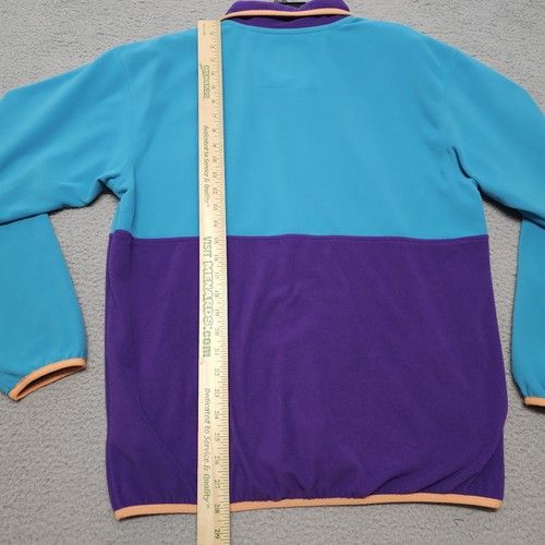 Columbia Back Bowl Full Zip Fleece Men’s Size Medium Blue / Purple - Picture 11 of 16