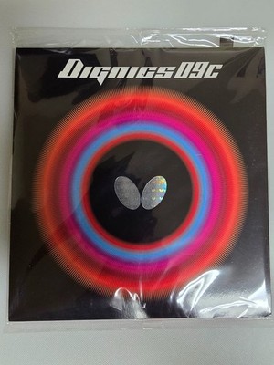 Butterfly Dignics 09C 2.1mm Table Tennis Rubber NEW Genuine Japan Black Red