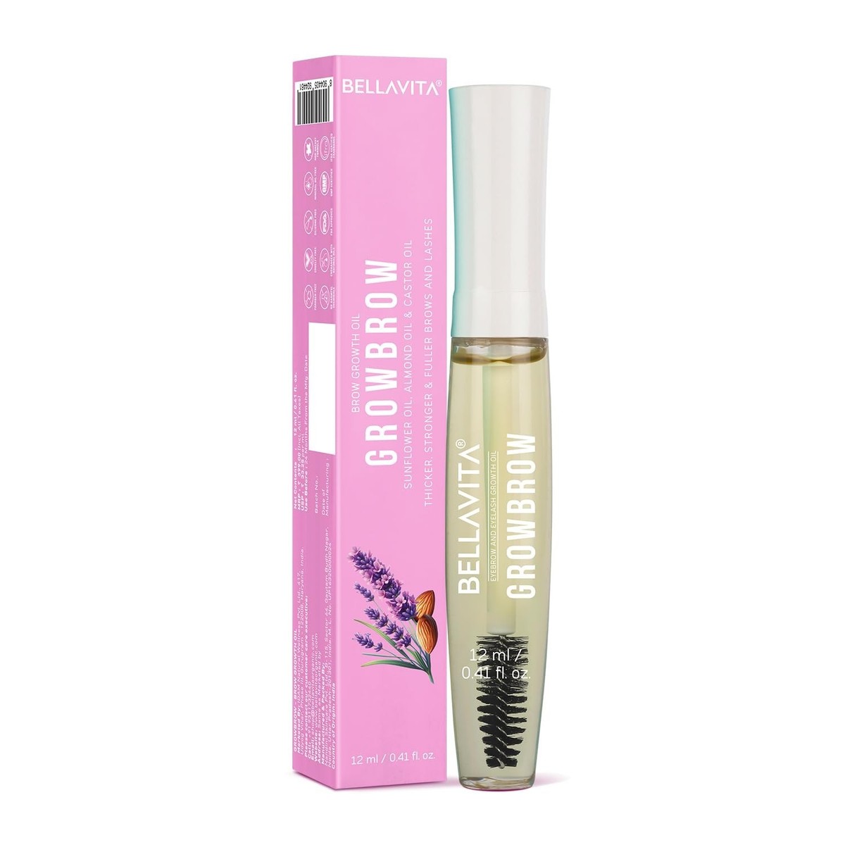 Bella Vita Organic GrowBrow - Eye Brows EyeLash Hair Growth