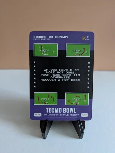 2026 Bo Jackson Battle Arena Tecmo Bowl Play #PL29 Loaded Or Hungry