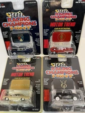 Lot Of 4 Racing Champions Mint Edition Die-Cast w/Emblem-New in Box