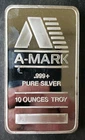 A-Mark 10oz Silver Bar