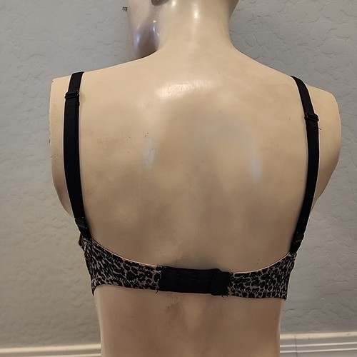 Victorias Secret Push Up Bra 36C Animal Print Underwire Padded - Picture 2 of 5