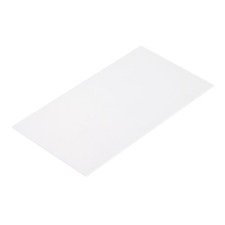 ABS Plastic Sheet 7 Inch x 4 Inch x 0.02 Inch ABS Styrene Sheets White