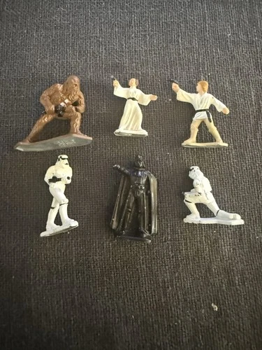 Vintage Star Wars Micro Collection -Death Star Escape LOT OF 6 Figures Kenner
