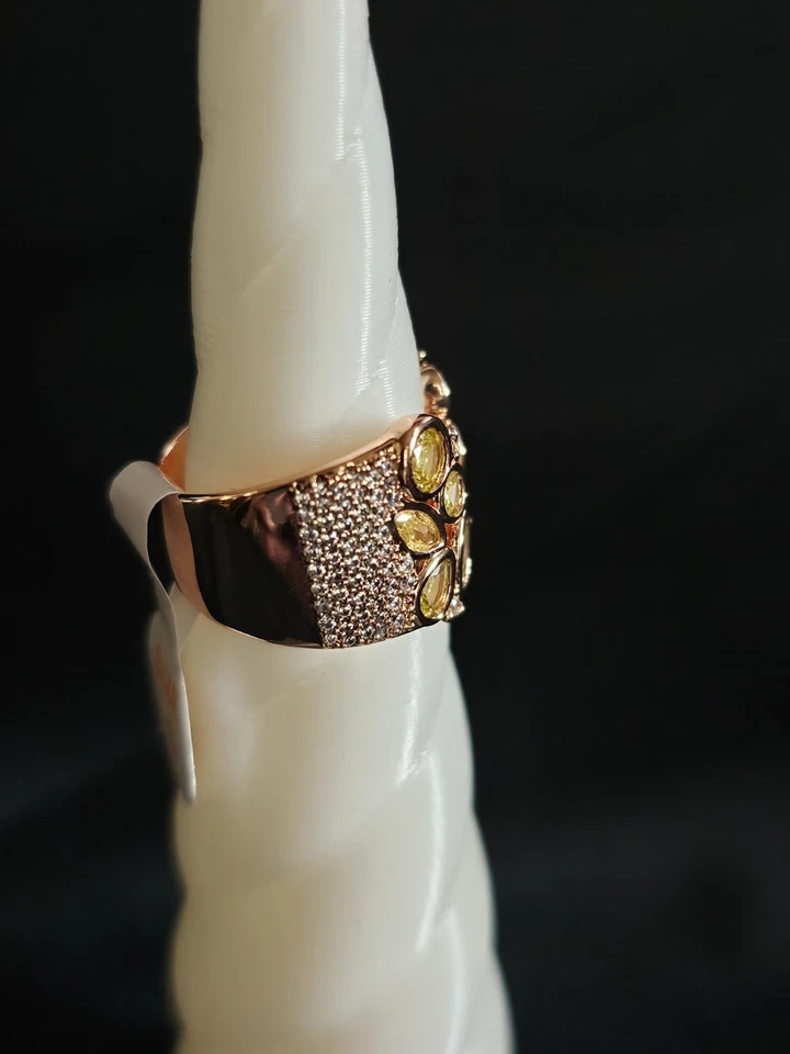 Anillo Bomba Fiesta OG RG32302 "El Rastro de Casi" Oro Rosa/Citrino Talla 6 Foto 3 de 4