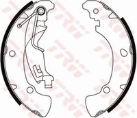 Bremsbackensatz Hinterachse FüR Fiat Lancia Grande Punto Idea Van Musa Ypsilon