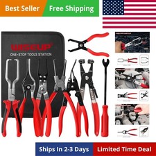 8-Piece Fuel Line Disconnect Tool Set Fuel Line/Hose Clamp/Removal Pliers, ...