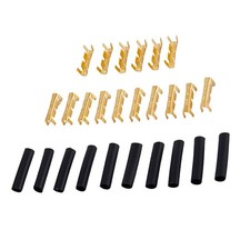 200pcs 453 U-shaped Terminal Tab Cold Insert Connector With Heat Shrinkable Tube