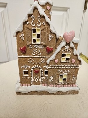 Gingerbread House With Hearts