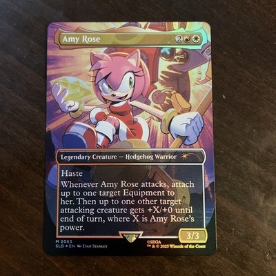 Amy Rose FOIL - SECRET LAIR - MTG - Free Postage