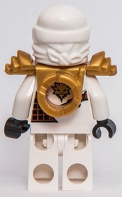 LEGO&reg; Ninjago Minifigure Ninja Zane ZX with Armor from Set 9449 9445 9440 - njo031